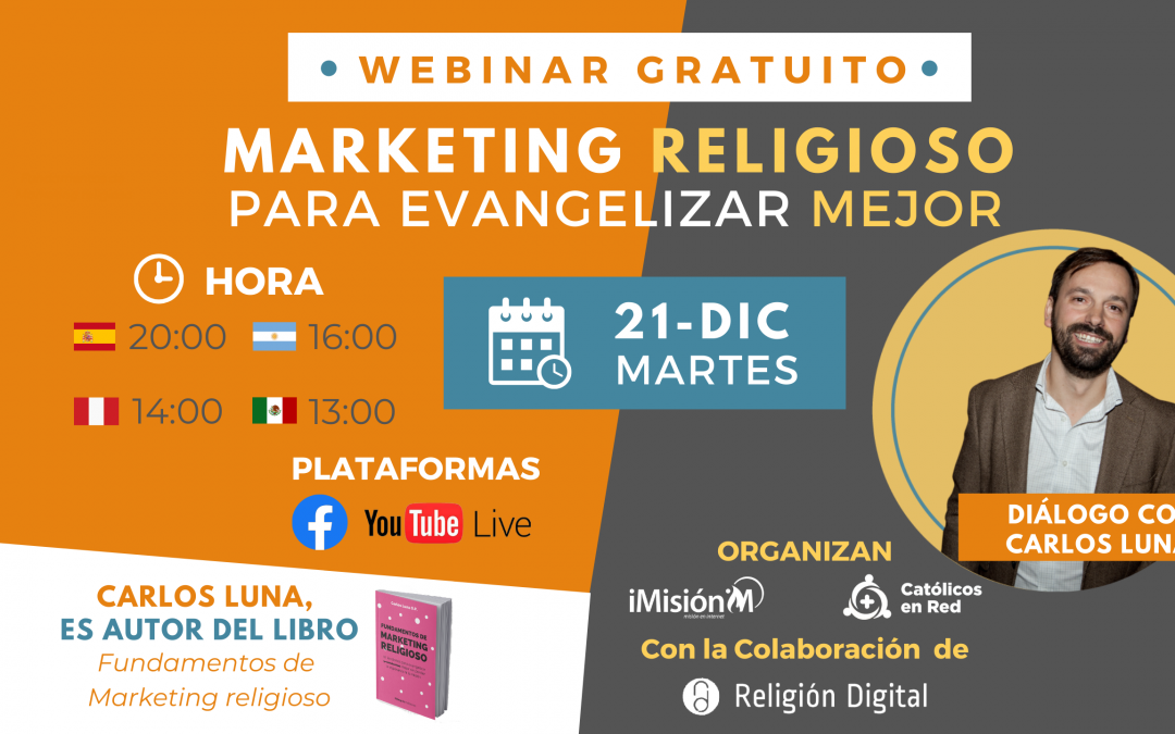 Diálogos iMisión: Webinar gratuito sobre Marketing Religioso.